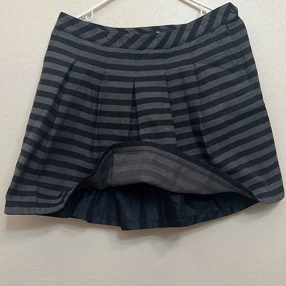 GAP Stripes Cotton Mini Skirt Mid-rise - Picture 4 of 8